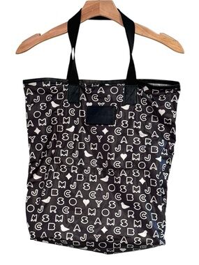 Marc By Marc jacobs Black White Nylon Tote Bag